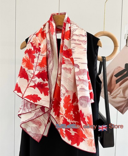 100 mulberry silk scarf in - mulberry,