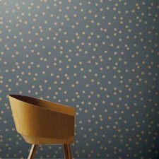 Arthouse Dotty Charcoal Metallic Rose Gold Dots Spots Polka Dot Wallpaper 685001
