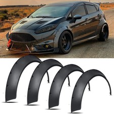 For Ford Fiesta 4pcs Car Fender Flares Wheel Arches Cover Extension Wide Arches