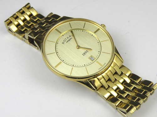 Men rotary gold quartz - gold,