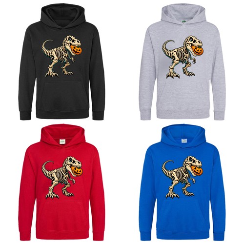 Rex skeleton kids halloween - t-rex,
