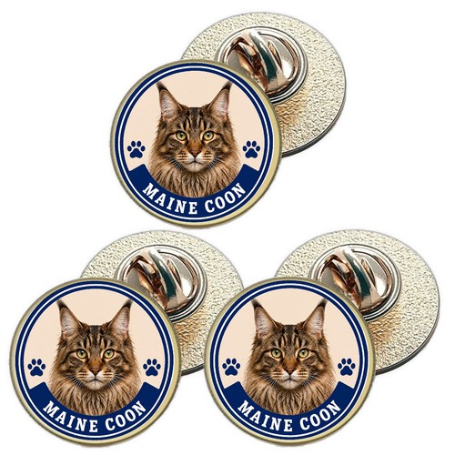 Main coon cat lapel - x,