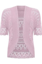 Ladies Women's Crochet Bolero