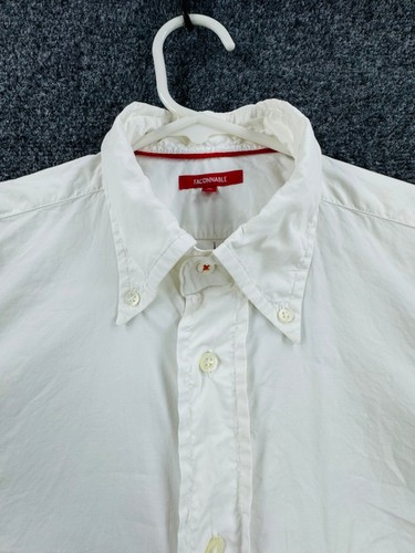Faconnable white medium logo - faconnable,
