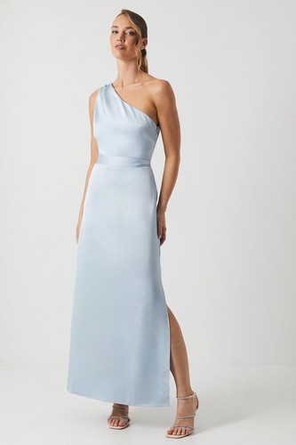 Oasis one shoulder satin maxi - oasis,