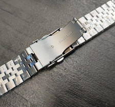 22mm jubilee Stainless Steel Bracelet Solid Link For Orient Kamasu Diver Watch