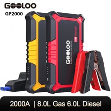 GOOLOO GP2000 2000A Car Jump Starter Pack Booster Battery 12V Charger Power Bank