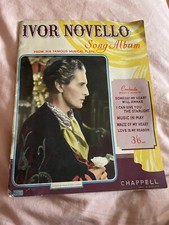 Ivor Novello Song Album from his famous musical plays Vintage Sheet Music book