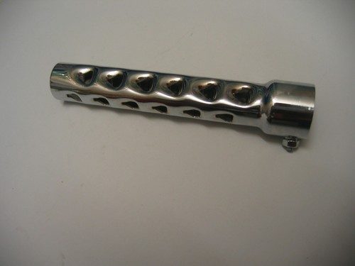 Motorcycle chrome exhaust - chrome,