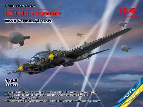 Icm heinkel he 111h - 1:48, he-111h-8