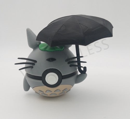Totoro inspired pokeball - -,