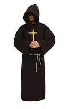 Medieval Black Monk Gothic