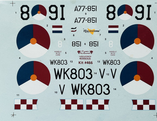 Decals gloster meteor - meteor, f.8