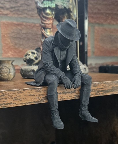Sitting spider man noir shelf - sitting,