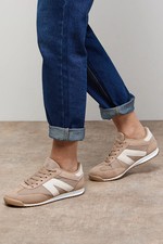 Oasis Beige Trainers Womens