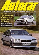 AUTOCAR MAGAZINE 14-JUL-84 -