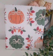AUTUMN PUMPKIN DOUBLE DUVET COVER SET BEDDING LIMITED EDITION 