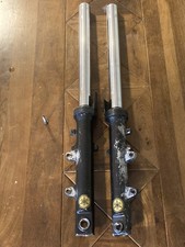 YAMAHA FZS600 FZS 600 FAZER FRONT FORKS STANCHION PAIR OEM GOOD CONDITION 