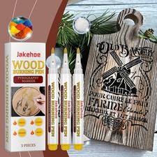 3Pcs Wooden Burning Marker