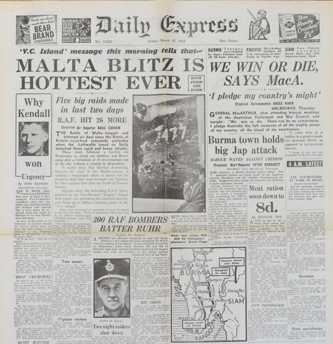 Vintage original daily express - vintage,