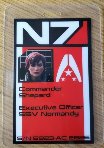 Mass effect badge n7 - effect, id