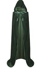 Halloween Cloak Txian Full Length Hooded Green Velvet