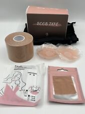 Boob Tape Silicone Nipples SET OF 5 Beige Latex Free Nipple Cover Clothing Tape