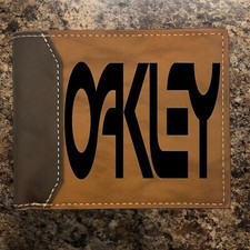 OAKLEY Leather Wallet Bifold