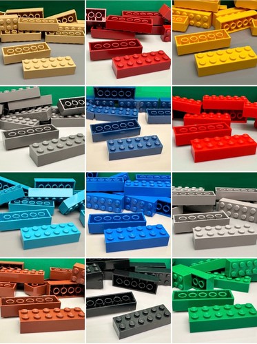 Lego brick 2456 grey - brick,, 2