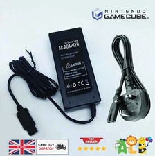 Nintendo GameCube Power Supply Adapter GC AC Power Cord Plug PSU Mains UK Plug