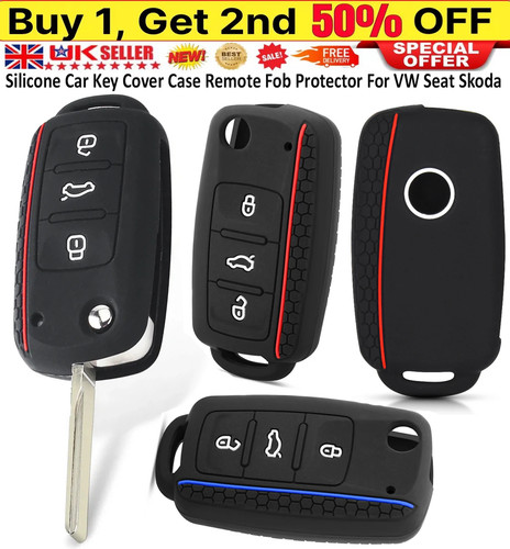 Silicone car key cover case - silicone,