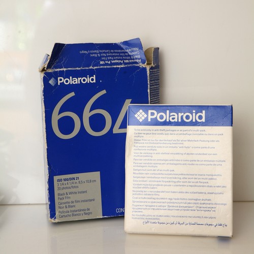 Polaroid 664 black white - black,