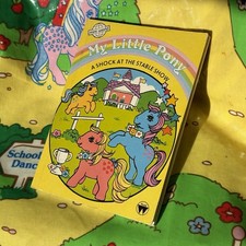 Vintage My Little Pony G1 Shock At The Stable Show Mini Softback Book