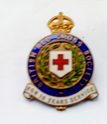 British red cross year - red,