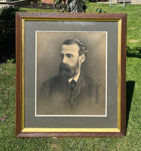 Original signed 1890 antique - signed,