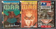 3 x NEW STATESMEN #3 & THIRD WORLD WAR #3 & 4 (2000ad QUALITY FLEETWAY 1989-90)