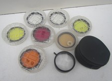 Collection of BDB 49mm Camera Filters + Photax Mirage 5R Filter