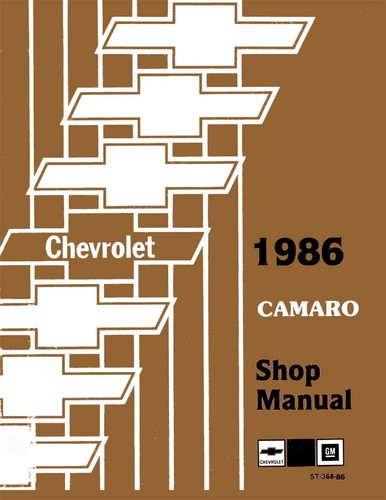 1986 chevrolet camaro factory - 1986,