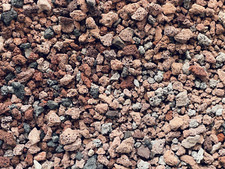 Lava rock gravel terrarium - lava,