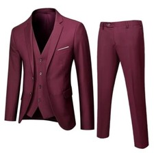 Luxury Italian Designer Turkish Formal Slim Fit Men 3 Piece suit
