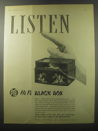 1955 pye black box - fi,