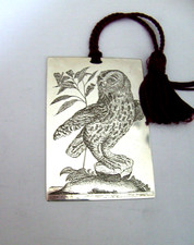Solid silver bookmark - solid,