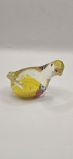Small Vintage Murano Style Glass Bird Figurine.  Made In India