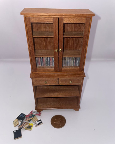 Dolls house display - display, cabinet