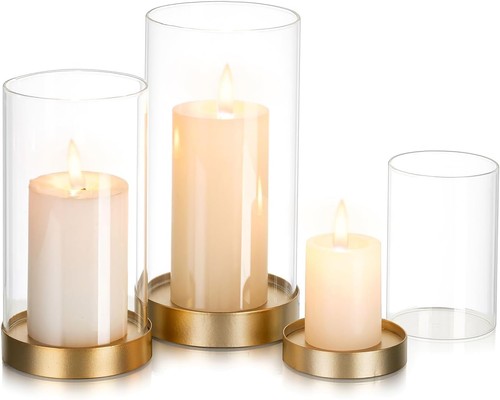 Glasseam hurricane candle - glasseam,