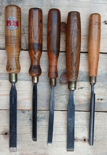 Vintage zelus chisels made - zelus, in