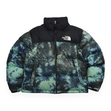 The North Face 700 Nuptse Puffer Wasabi Ice Dye Jacket Size Medium 