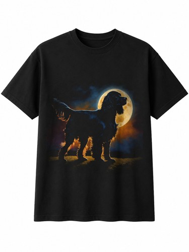 Cocker spaniel dark - spaniel, fantasy