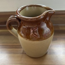Pearsons Of Chesterfield Earthenware Glazed Ceramic Jug Vintage 14cm Garvey milk