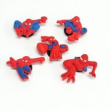 Spider-Man Croc Charms – Pack of 5 Fun Shoe Accessories for Spider-Man Fans